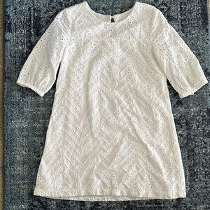 GAP Kids White Eyelet Dress